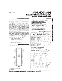 DataSheet MAX574A pdf